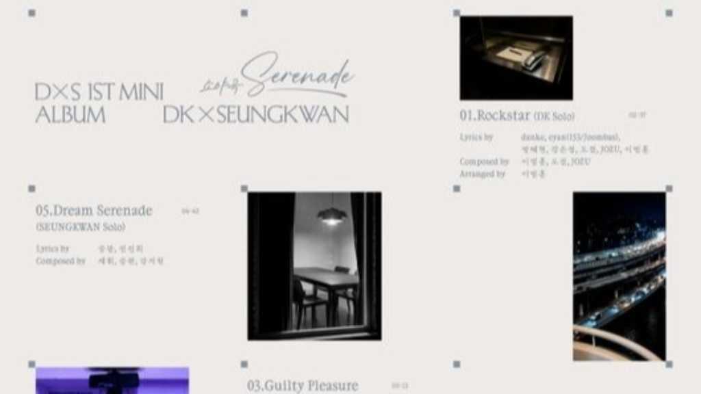 SEVENTEEN ドギョム＆スングァン、1stミニアルバム「Serenade」トラックリストを公開…タイトル曲は「Blue」