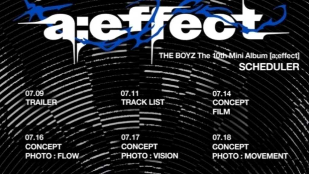THE BOYZ、10thミニアルバム「a;effect」スケジュールを公開