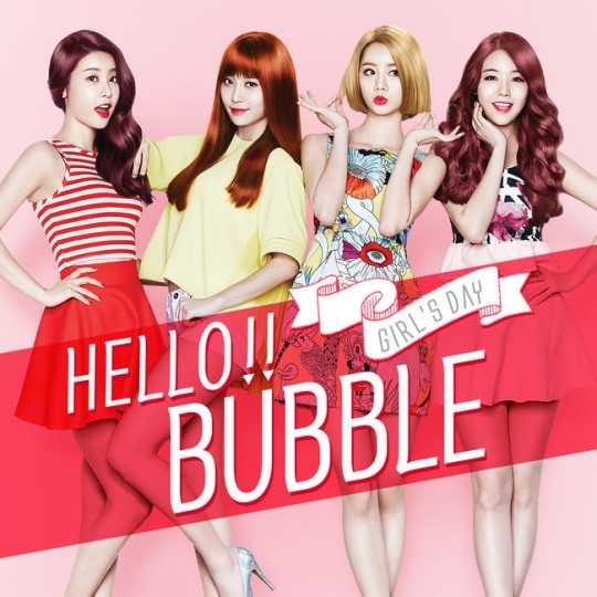 Girl's Day「Hello Bubble」のジェケットを公開“4人4色のヘアカラー