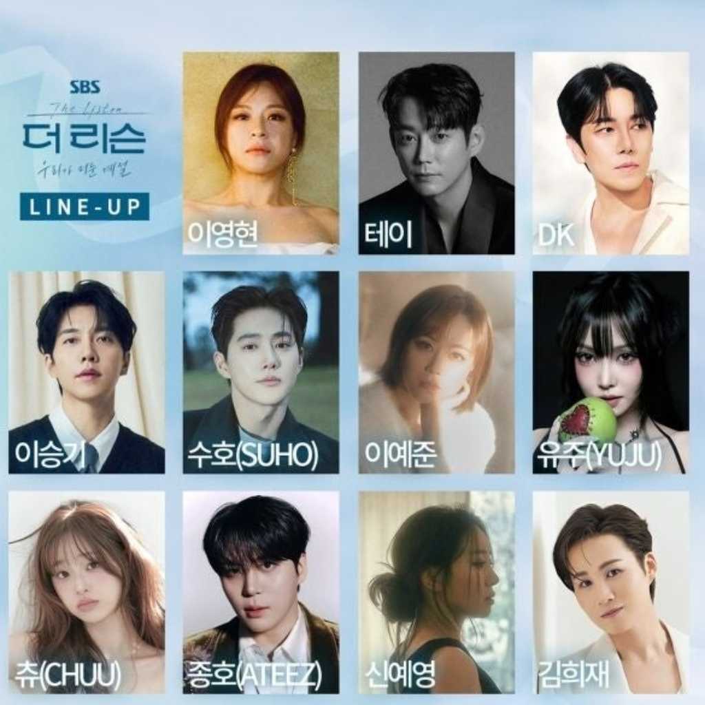 EXO スホ、イ・スンギ、ATEEZのJONGHOら14人が出演！音楽番組「The Listen」シーズン6の放送決定