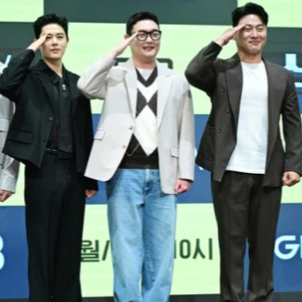 【PHOTO】キム・ミンホ＆キム・ドンジュンら、新ドラマ「新兵3」制作発表会に出席