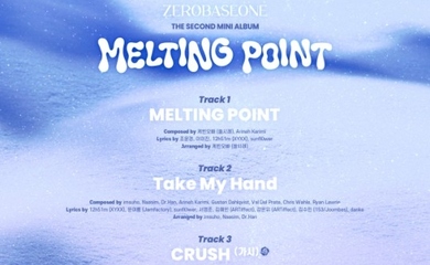 ZEROBASEONE、2ndミニアルバム「MELTING POINT」トラックリスト公開