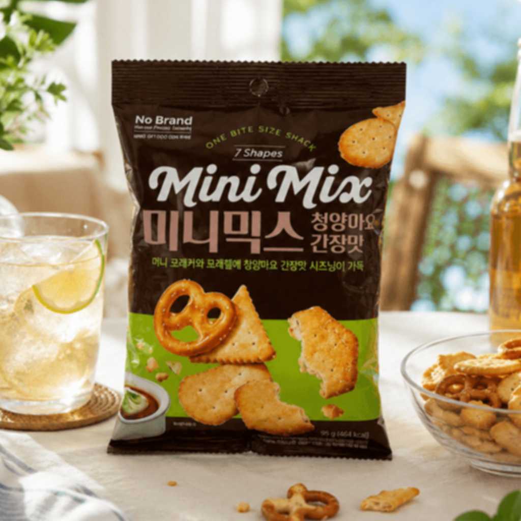 韓国スーパーemartのプライベートブランド「No Brand」から話題のグルメプレッツェル2種が明日より発売！