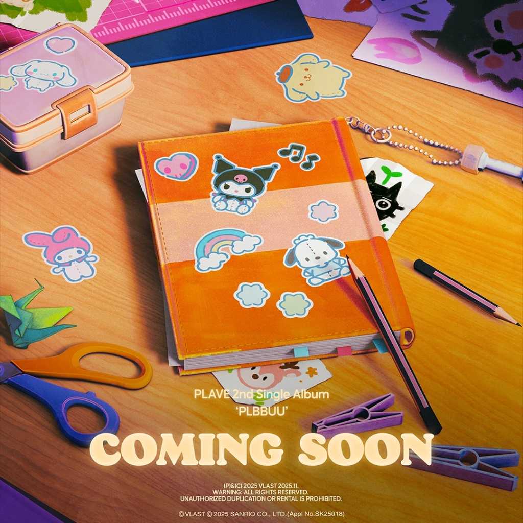 PLAVE、サンリオとコラボ!2ndシングル「PLBBUU」を11月10日にリリース