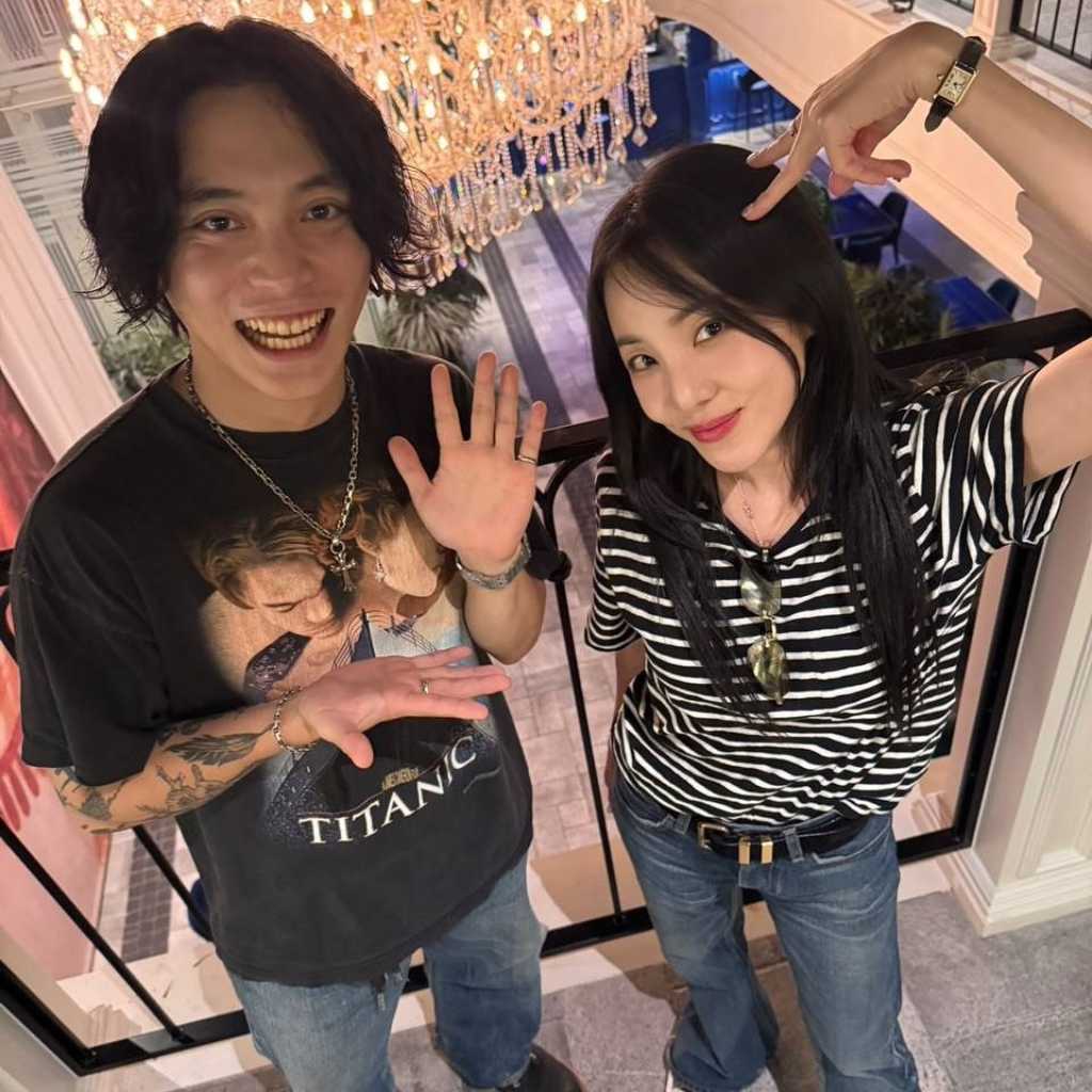 2NE1のDARA、優里と対面！意外なツーショットが話題に「日本の友達ができました」
