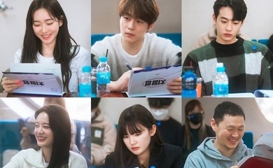 ハン ジヒョン ペ イニョク Fromis 9出身チャン ギュリ出演の新ドラマ チアアップ 台本読み合わせ現場を公開 Kstyle