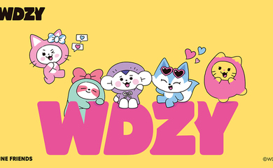 ITZYの新キャラクターをお披露目！「WDZYカフェ」4月16日（金）～5月30