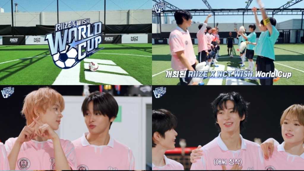 RIIZE×NCT WISH、夢の合同チームでガチサッカー!?FIFAワールドカップ記念マッチ開幕…予告編が話題に