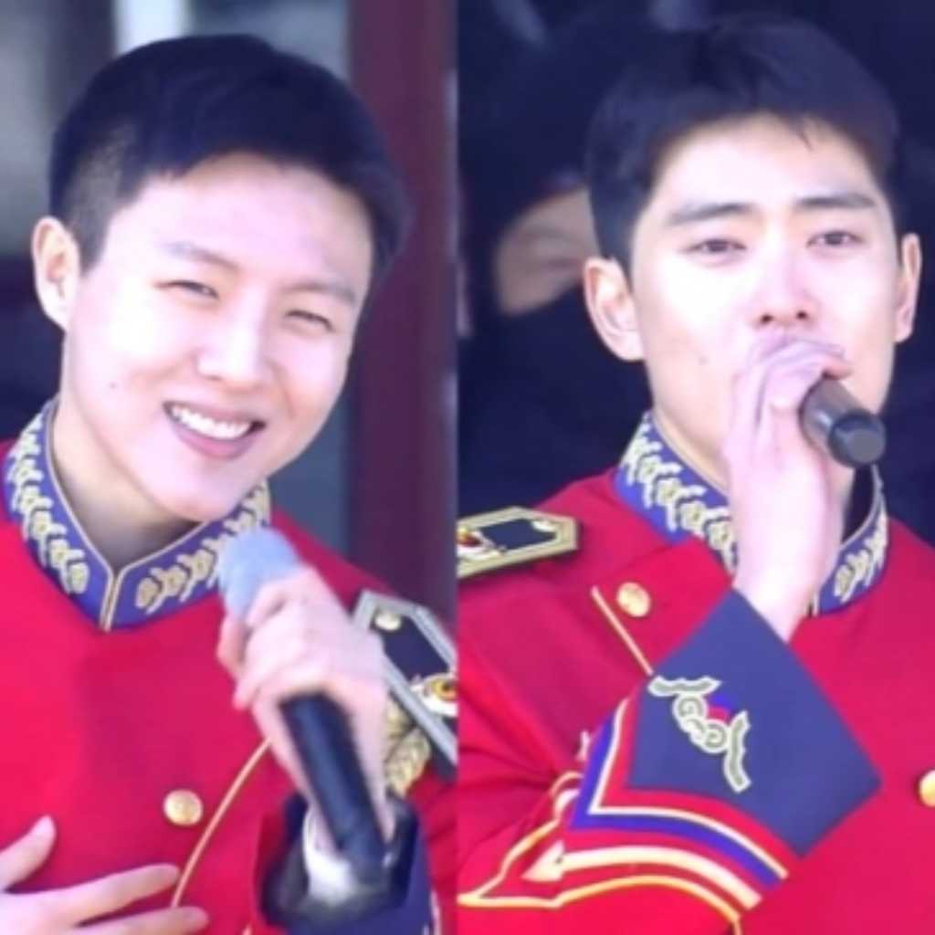 “入隊中”NCT ジェヒョン＆チョ・スンヨン＆ユ・スンウ、軍楽隊3人がステージに！豪華コラボが話題