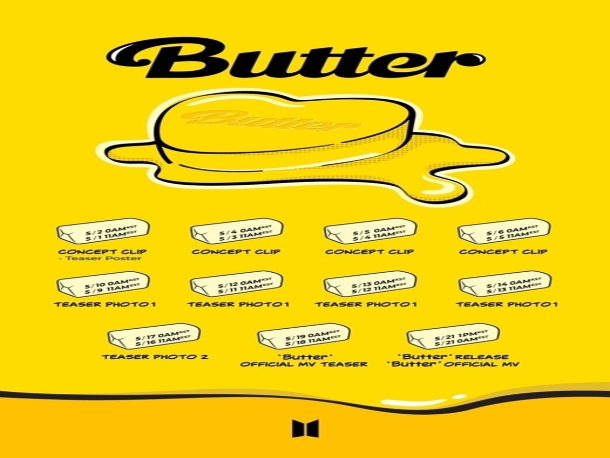 Bts é˜²å¼¾å°'å¹´å›£ ãƒ‹ãƒ¥ãƒ¼ãƒ‡ã‚¸ã‚¿ãƒ«ã‚·ãƒ³ã‚°ãƒ« Butter ãƒ—ãƒ­ãƒ¢ãƒ¼ã‚·ãƒ§ãƒ³ã‚¹ã‚±ã‚¸ãƒ¥ãƒ¼ãƒ«ã‚'å…¬é–‹ Kstyle