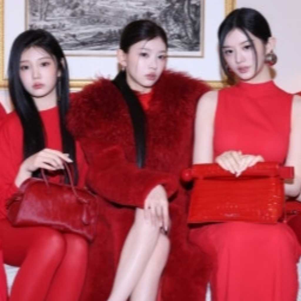 ILLIT、ブランド「JACQUEMUS」のファッションショーに登場!レッド衣装で優雅な魅力を披露