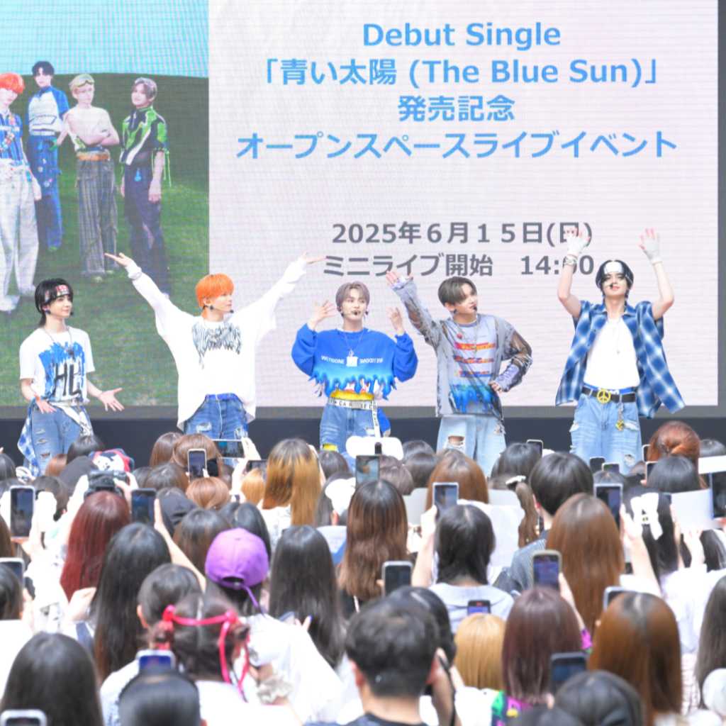 aoen、デビューシングル「青い太陽」がオリコンデイリーシングルランキングで1位に！各地のイベントも盛況
