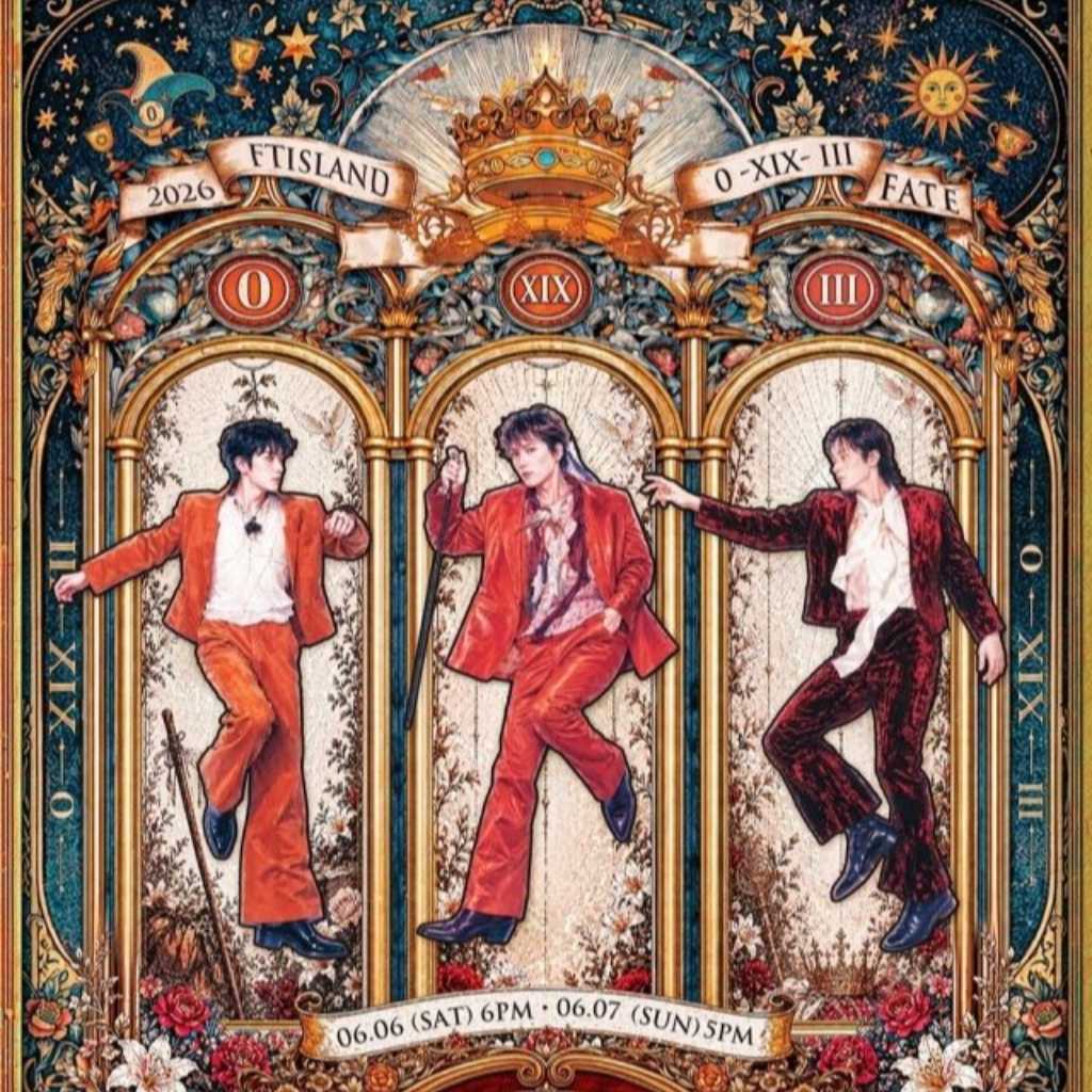 FTISLAND、6月に韓国でコンサートを開催決定！タロットカードを連想させるポスター公開
