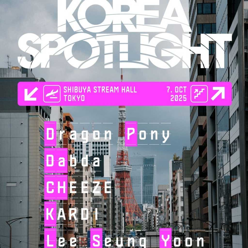 Dragon Ponyからイ・スンユン、CHEEZEまで!10月に東京&大阪で開催「KOREA SPOTLIGHT」に出演決定