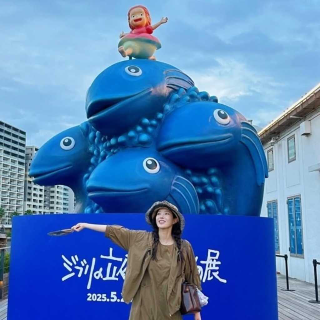 イム・スヒャン、日本でジブリを満喫！変装せずに展覧会へ