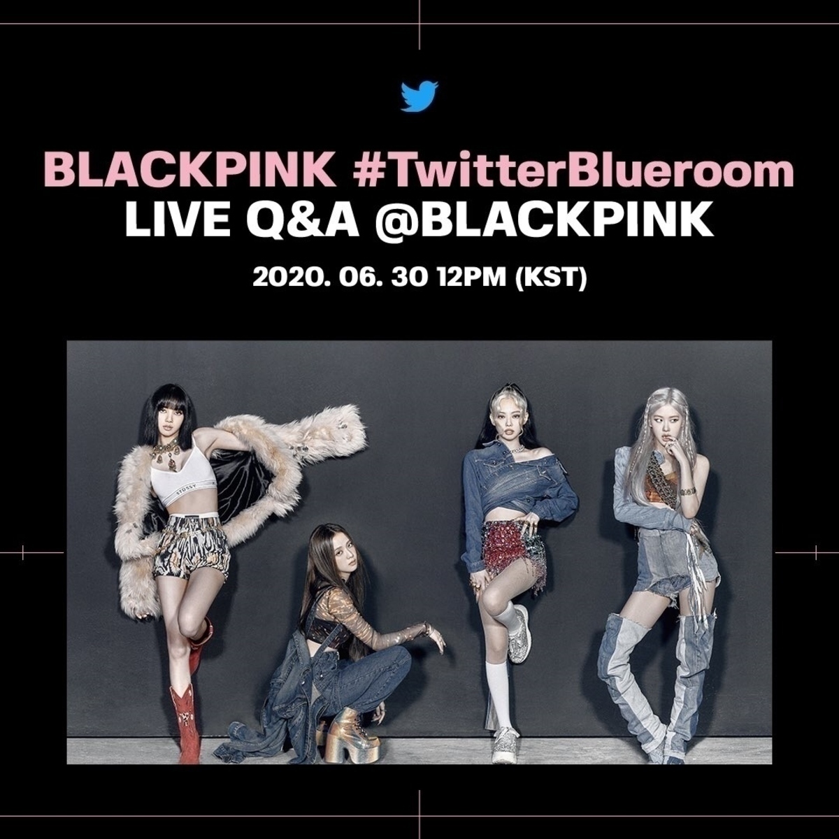 BLACKPINK、Twitter公式アカウントを開設！6月30日にカムバックパーティを開催 - Kstyle