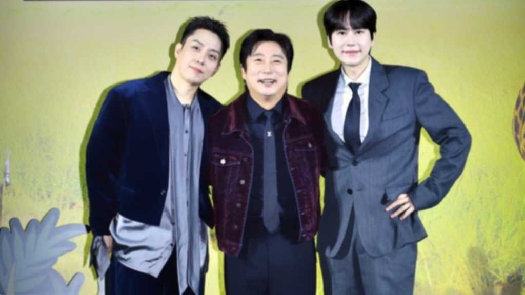 【PHOTO】SUPER JUNIOR キュヒョン&SECHSKIES ウン・ジウォンら、新バラエティ「ケニアで3バカ珍道中」制作発表会に出席