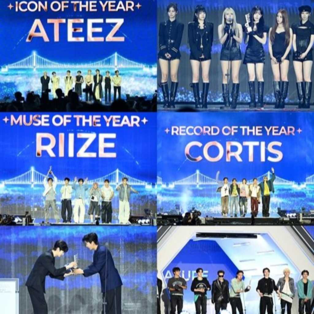 ATEEZからRIIZE、NMIXXまで大賞受賞！CORTISも3冠を達成…釜山で初開催「TMA 2026」盛況裏に終了