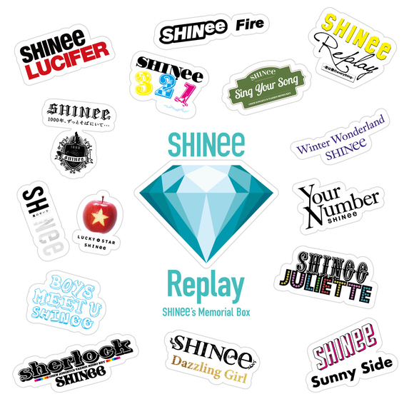 SHINee デビュー10周年記念  バッジ エンブレム