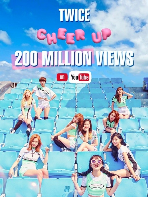 Twice Cheer Up Mv再生回数2億回突破 Tt に続き2度目 Kstyle