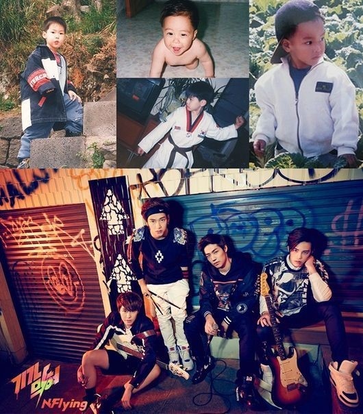 N Flying 幼少時代の写真を公開 メンバー4人の個性たっぷり Kstyle