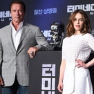 【PHOTO】アーノルド・シュワルツェネッガー＆エミリア・クラーク「ターミネーター5」訪韓記者会見に出席