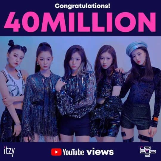 Itzy デビュー曲 Dalla Dalla Mvの再生回数が4000万回を突破 本日 M Countdown に初登場 Kstyle