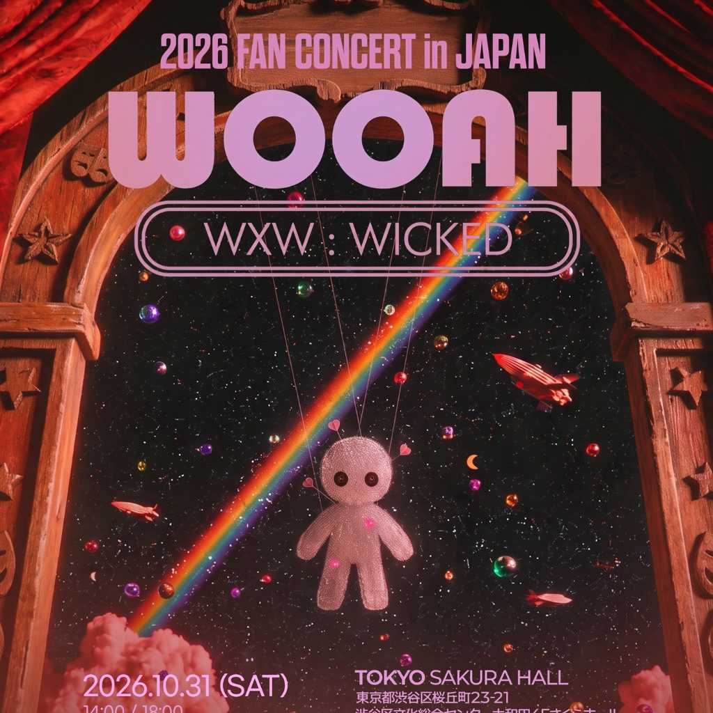 WOOAH、日本ファンコンサート決定！10月31日・11月1日に東京・大阪で開催