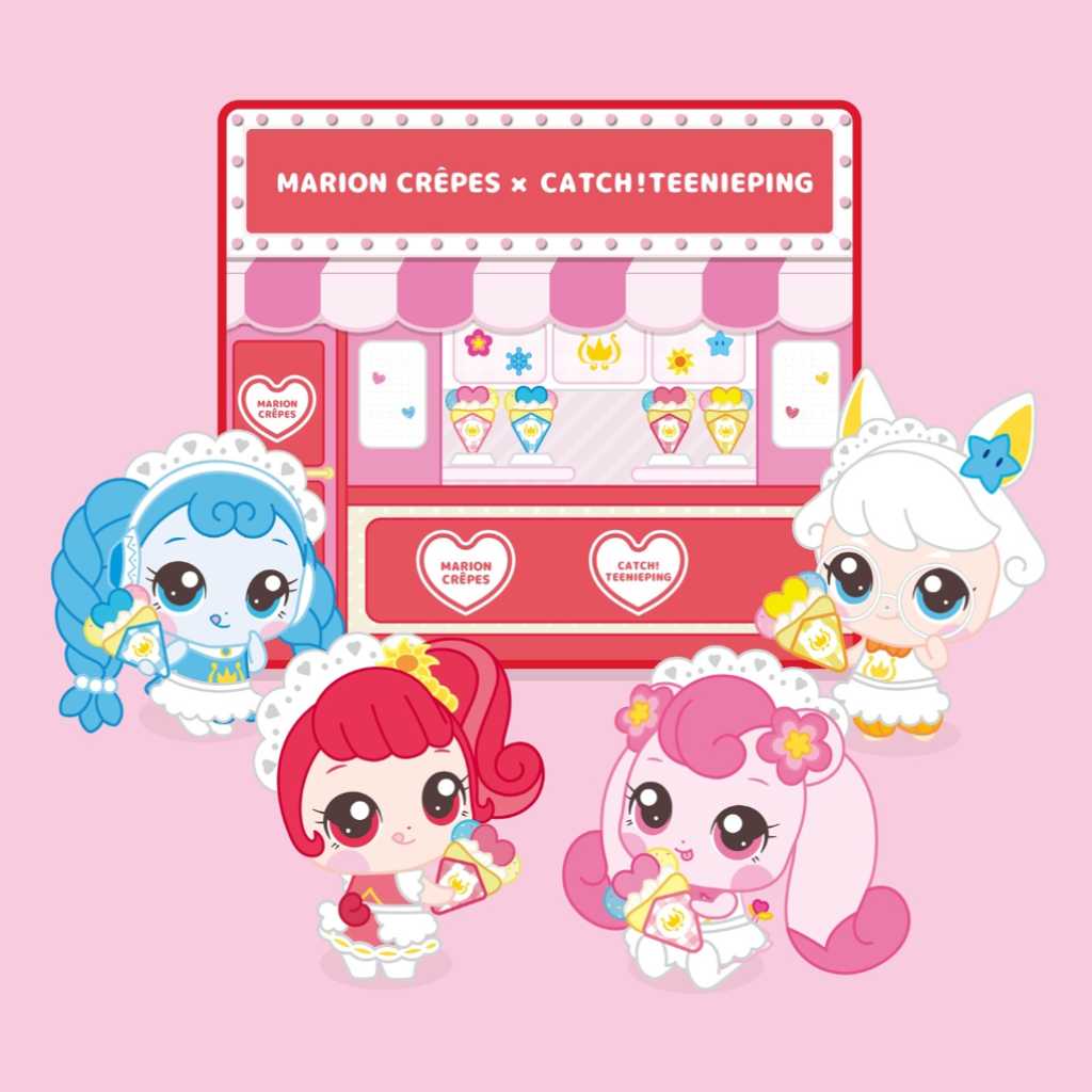 韓国発の人気アニメ「キャッチ!ティニピン」がマリオンクレープとコラボ!2月6日より期間限定でオリジナルメニューが登場