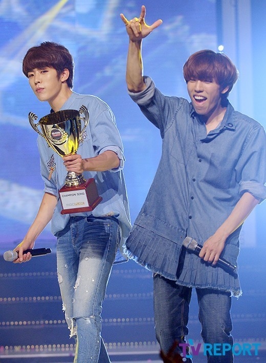 【photo】infinite、7 22放送「show Champion」で1位獲得“inspirit、愛してる！” Kstyle