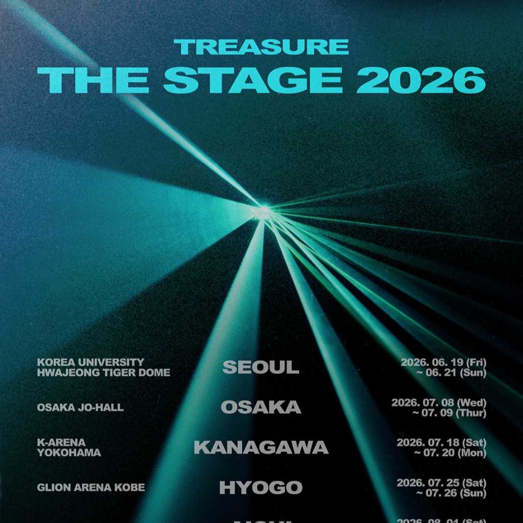 TREASURE、日本での特別公演が決定！7月より全国7都市15公演にわたり開催