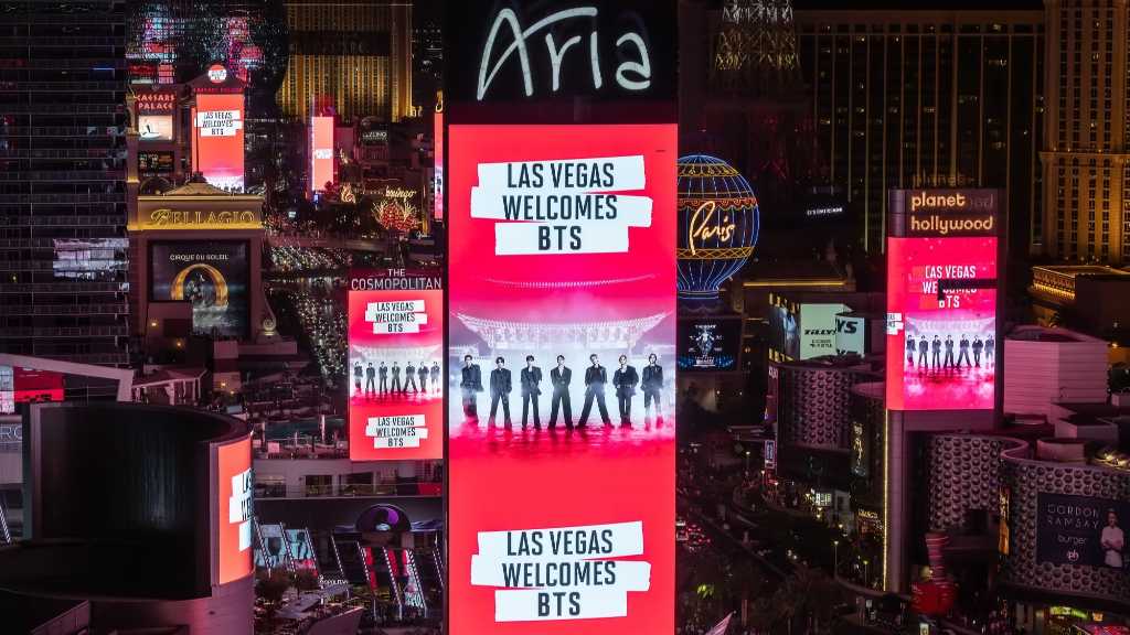 BTS、都市連携型キャンペーン「THE CITY LAS VEGAS」が大成功!