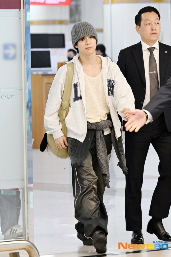 PHOTO】SHINee テミン、ワールドツアーの東京公演を終えて帰国