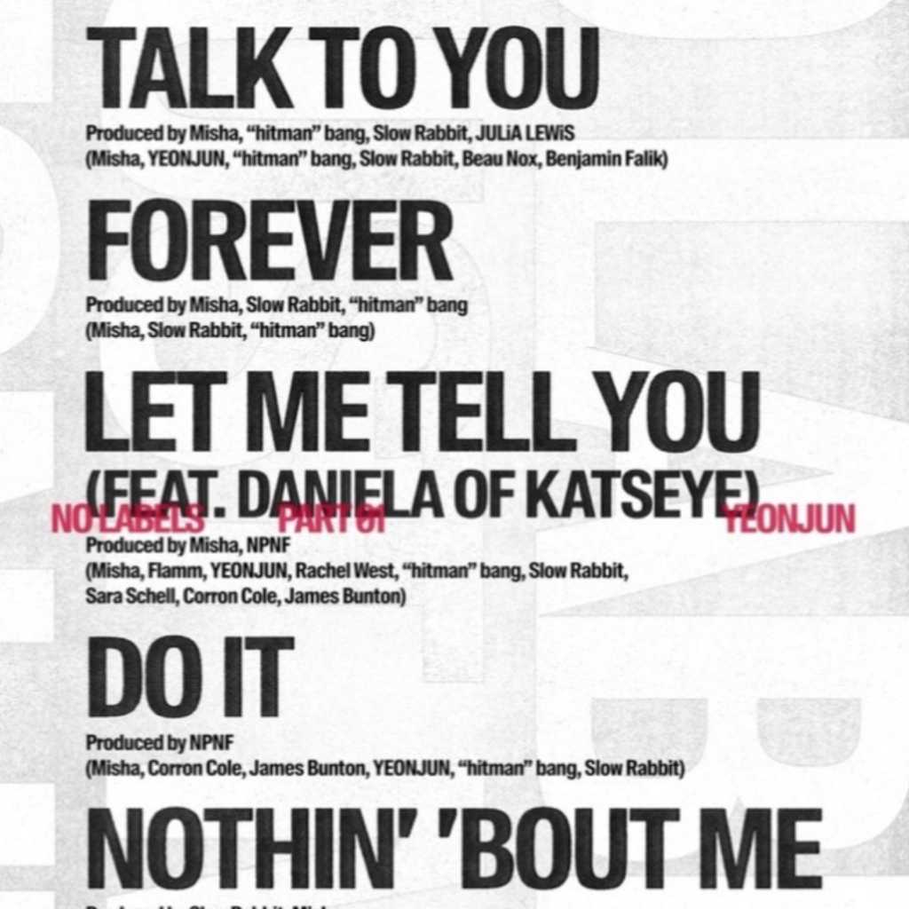 TOMORROW X TOGETHER ヨンジュン、初のソロアルバム「NO LABELS: PART 01」トラックリストを公開