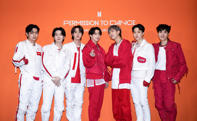 BTS(防弾少年団)、ラスベガス公演を記念して記者会見を開催…グラミー賞や入隊の計画にも自ら言及「会社に一任している」(総合)