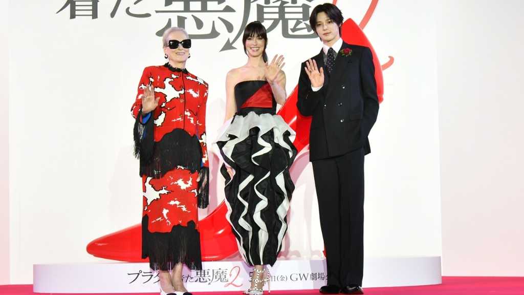 &TEAMのK、メリル・ストリープ&アン・ハサウェイと対面!映画「プラダを着た悪魔2」の来日イベントに登場