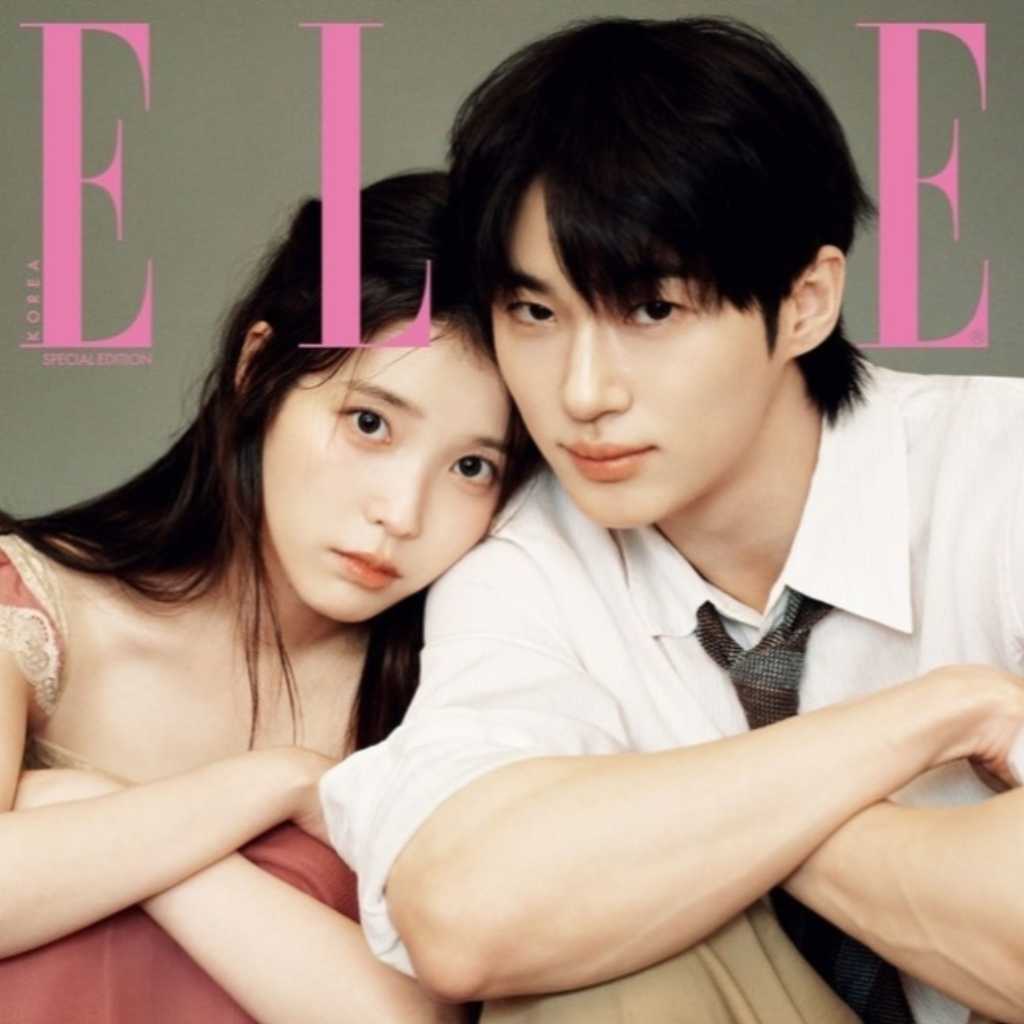 IU＆ビョン・ウソク、密着ショットからソロカットまで…結婚式をイメージしたグラビアを公開