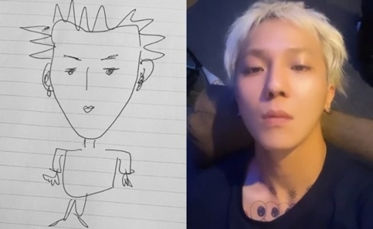 WINNER ソン・ミノ、自画像を公開し話題“すごく似ている…絵も 