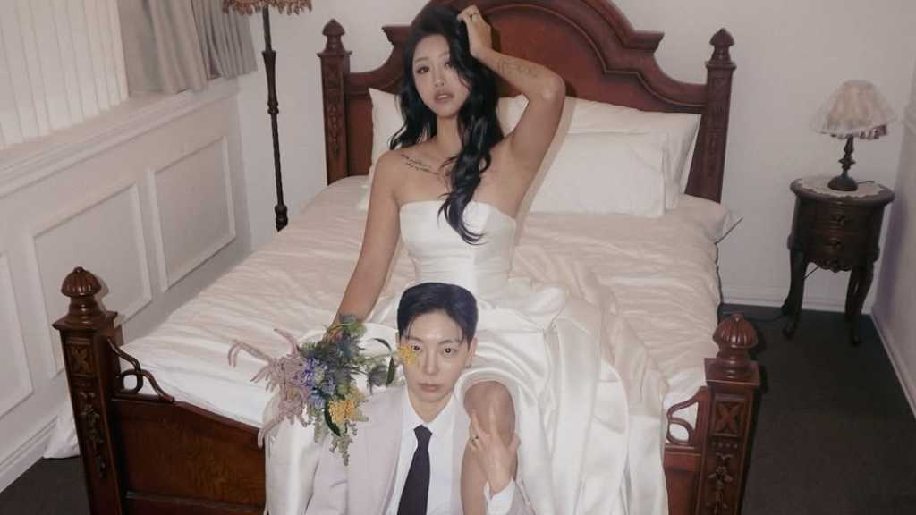 「剛鉄部隊W」出演クァク・ソンヒ、同性のパートナーと撮影…美しいウエディング写真を追加で公開