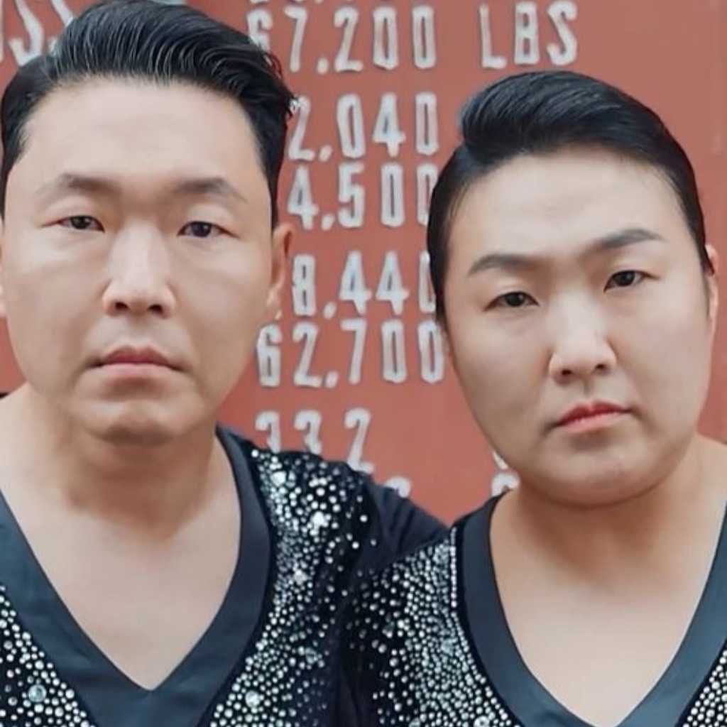 PSY、自身も混乱？イ・スジとのそっくりすぎるビジュアルが話題に（動画あり）