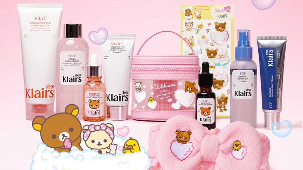 韓国ビューティーブランド「Dear Klairs」とリラックマがコラボ!本日より日本限定パッケージの商品を発売