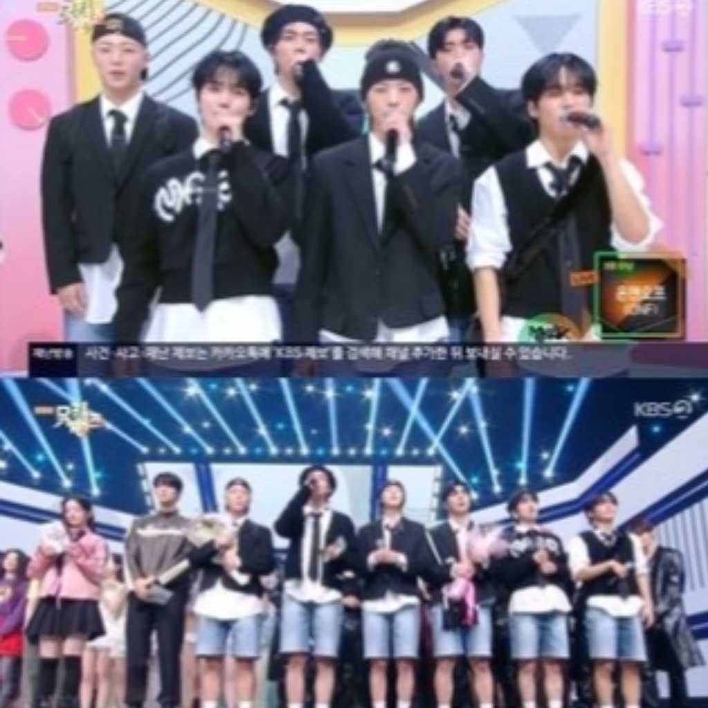 ONF、デビュー8年で初めて地上波音楽番組「ミュージックバンク」で1位に！