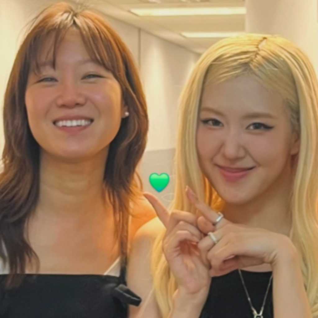 コン・ヒョジン、BLACKPINKのコンサートを観覧！ロゼとのツーショットが話題に