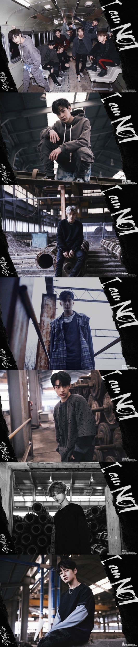 Stray Kids、デビューアルバム「I am NOT」コンセプト写真を初公開