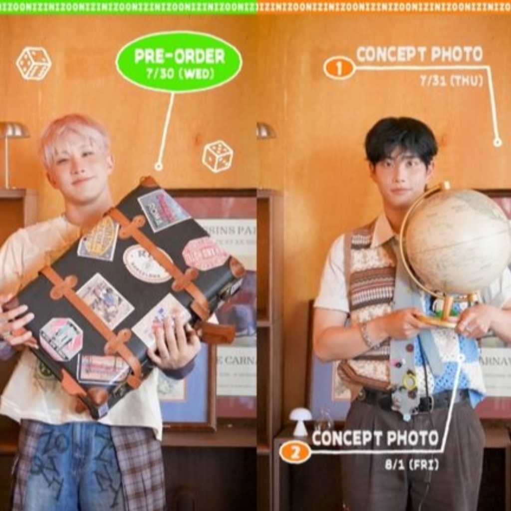 “ASTROのMJ＆ジンジンの新ユニット”ZOONIZINI、1stミニアルバムのスケジューラー映像＆イメージ公開