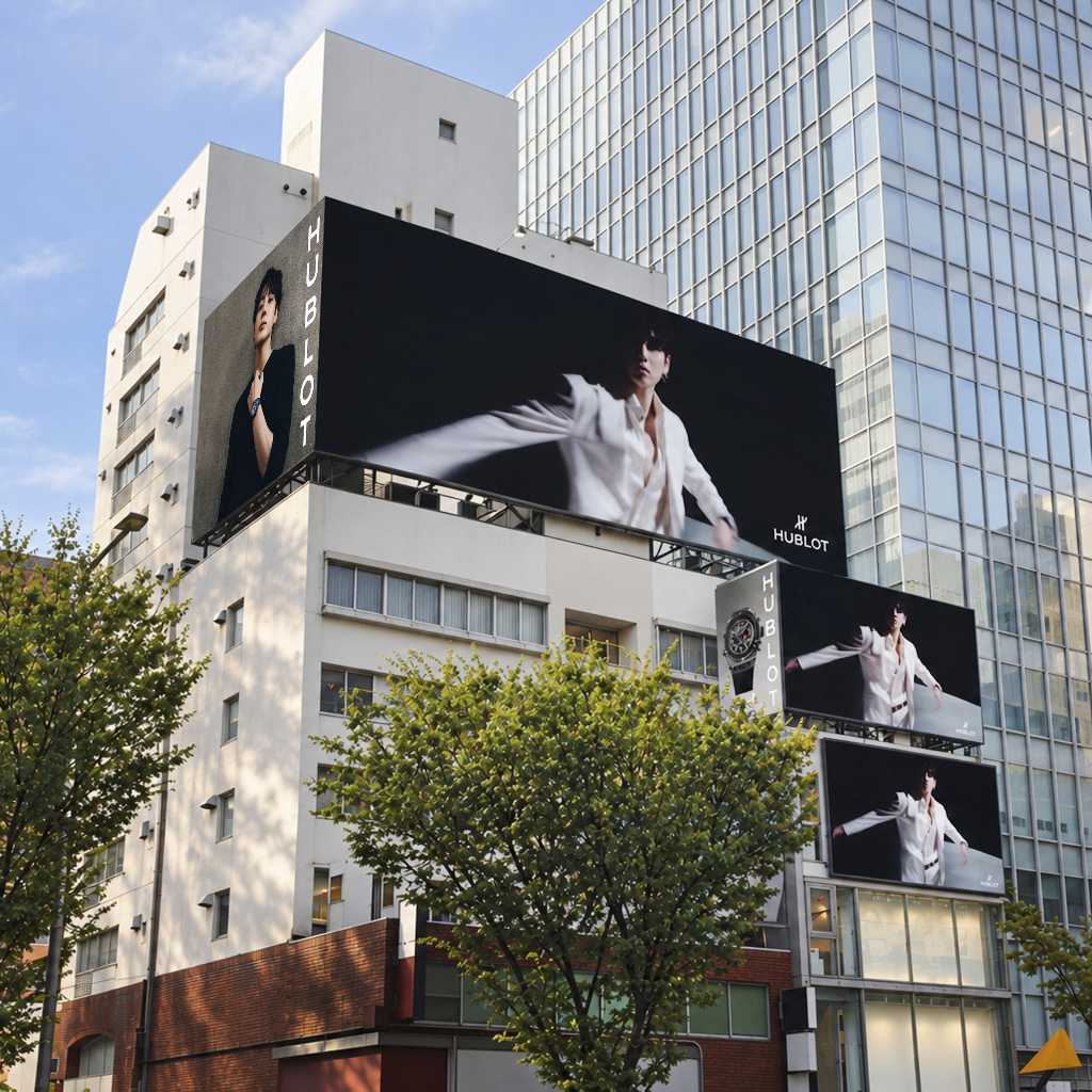 BTS ジョングクが東京各所に！時計ブランド「HUBLOT」ビジュアルキャンペーンを展開