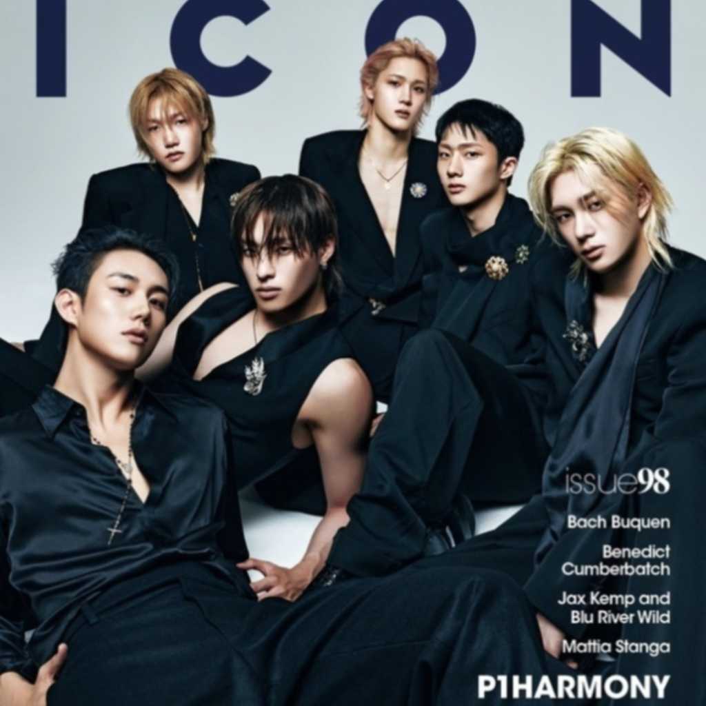 P1Harmony、セクシーなブラックコーデに注目…グラビアで6人6色の魅力を披露