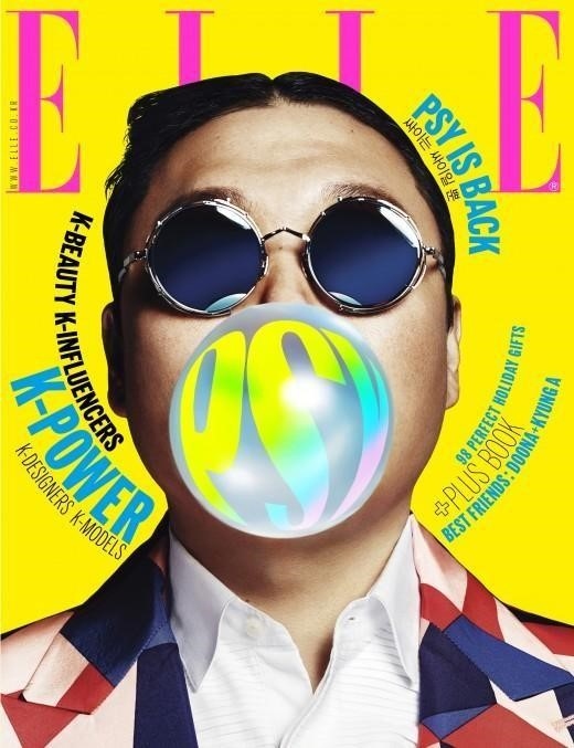 Psy Elle 韓国版の単独表紙モデルに抜擢 男性ミュージシャンとしては初めて Kstyle