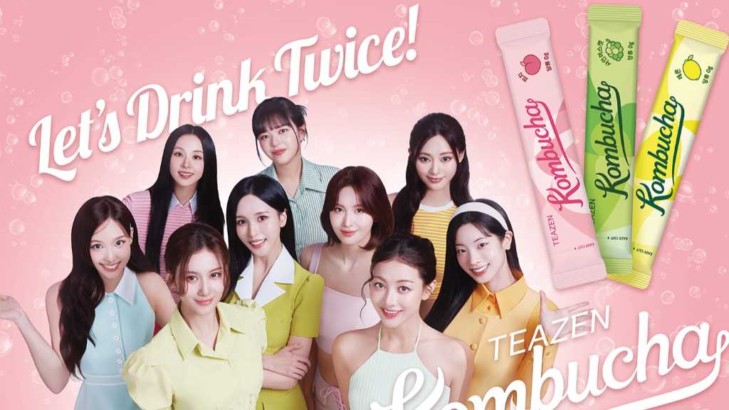 TWICE、韓国の発酵ドリンクブランド「TEAZEN コンブチャ」のモデルに就任！コラボパッケージの展開も