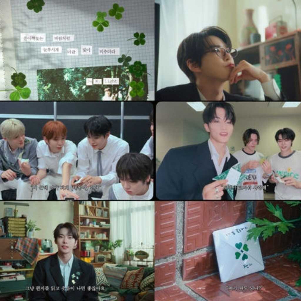 NCT ドヨン、メンバーやRIIZEも登場！収録曲「Be My Light」トラックビデオ公開…“幸運の手紙”を届ける